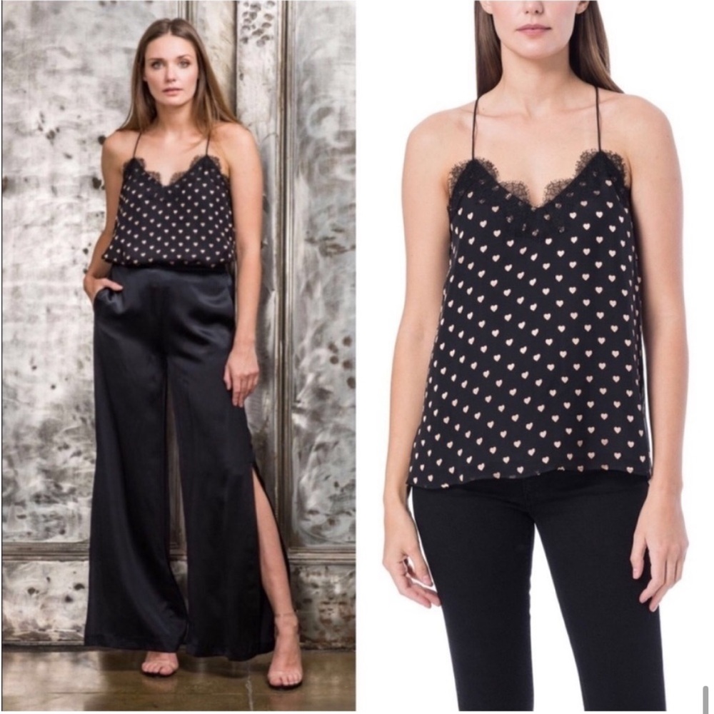 Cami NYC | The Heart Burnout Camisole in Black and Gold